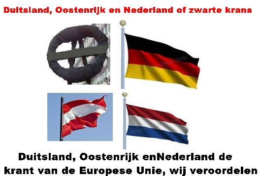 Almanya, Avusturya ve Hollanda ya siyah çelenk