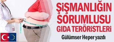 Şişmanlığın sorumlusu gıda teröristleri