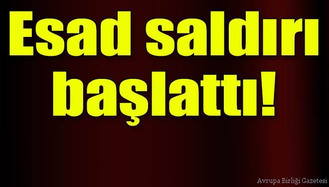 Esad saldırı başlattı