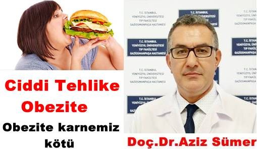 Ciddi Tehlike Obezite: Ülkemizin obezite karnesi kötü.