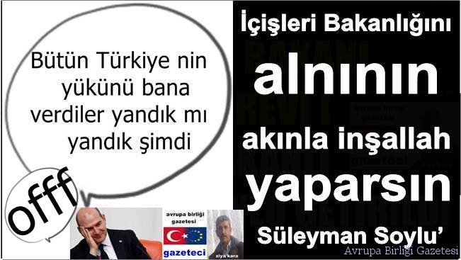 İçişleri Bakanı Süleyman Soylu 2016