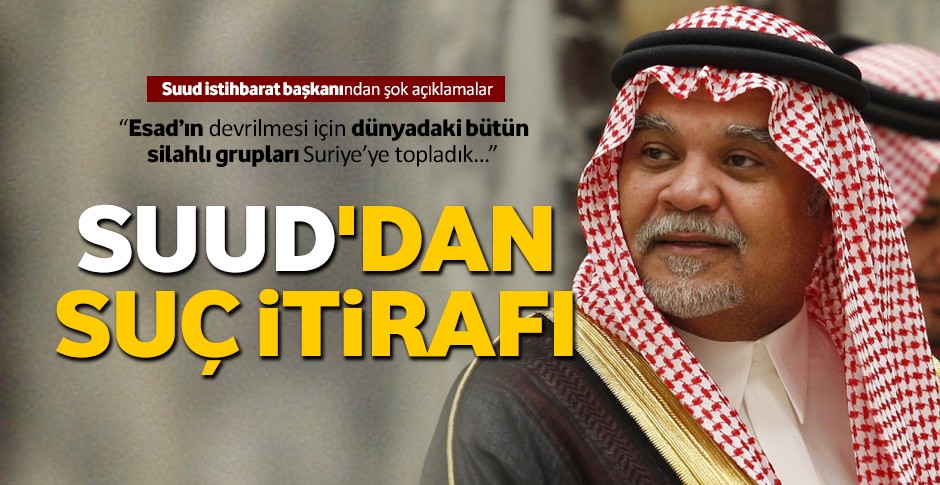 Suud’dan suç itirafı