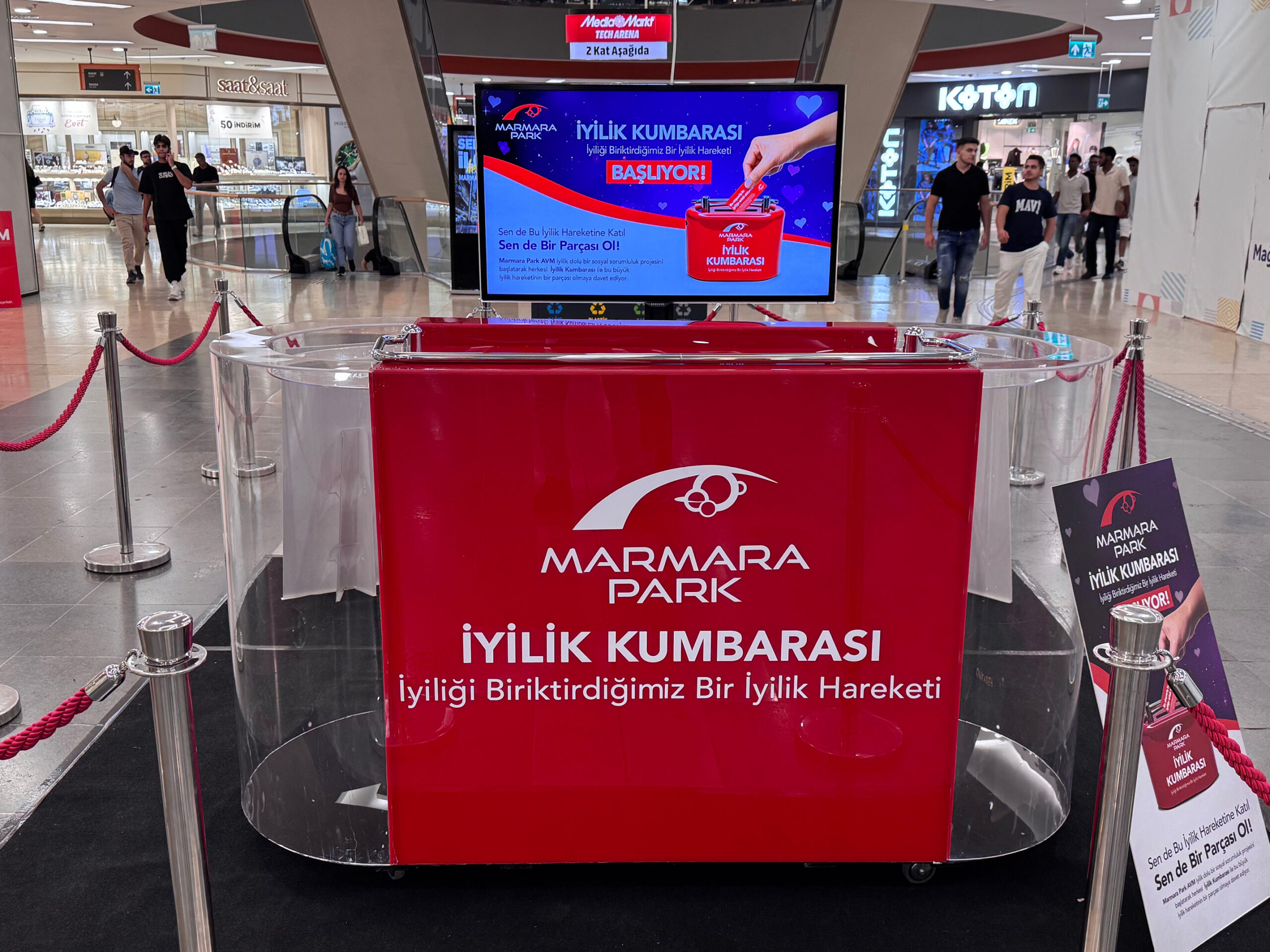 Marmara Park AVM’de Yapılan Alışverişler İyiliğe Dönüşüyor