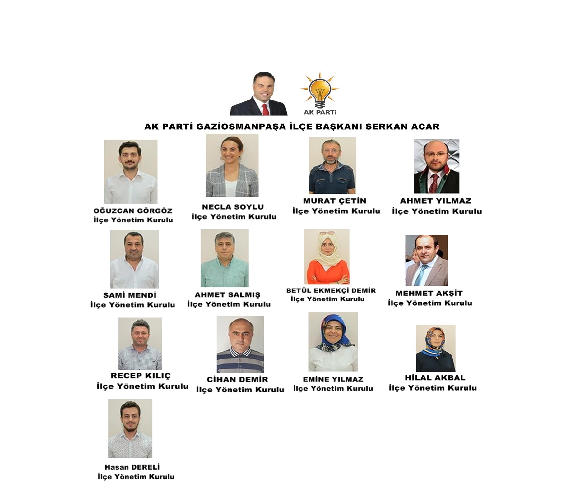 AK PARTİ GAZİOSMANPAŞA İLÇE BAŞKANI SERKAN ACAR ın yönetimi ve mahalle Başkanları ne kadar başarılı