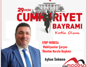 Ayhan Sekmen Eyüp Modesa Mobilyacılar Çarşısı Yönetim Kurulu Başkanı