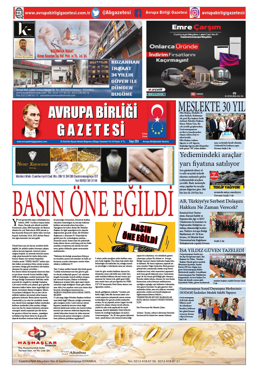 Avrupa Birliği Gazetesi 253