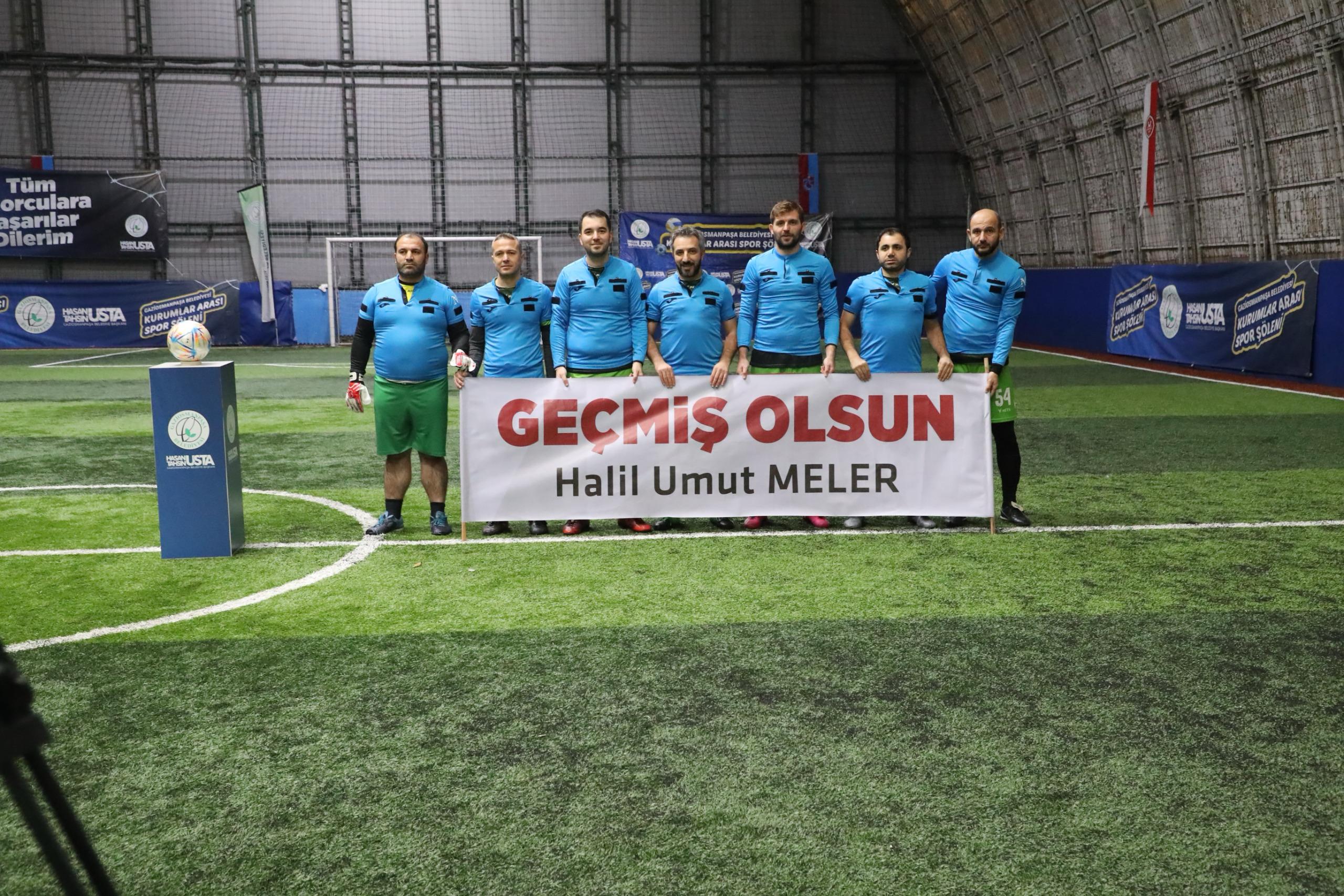 Gaziosmanpaşa Belediyesinden Hakemlere Destek