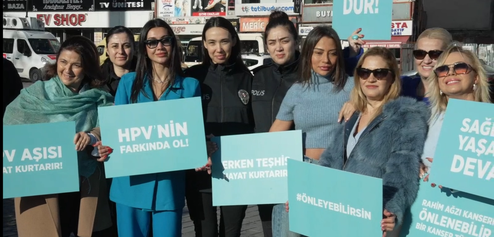 “Rahim ağzı kanserinin farkında ol, kansere dur de hayata yol ver’’