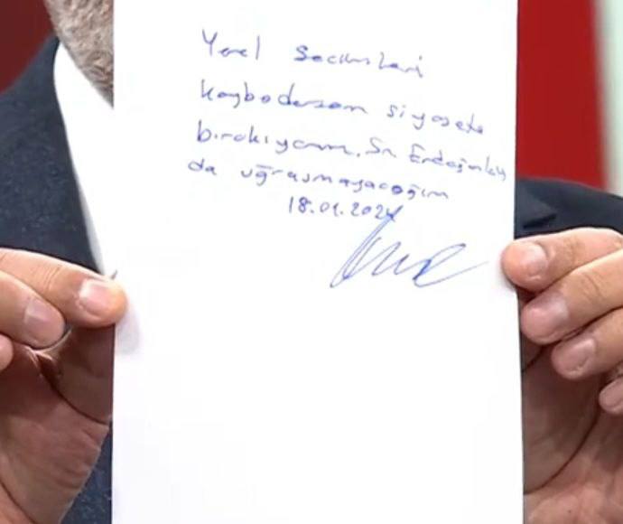 Tanju Özcan şeref sözü verdi Tayyip Erdoğan,a bulasmayacak