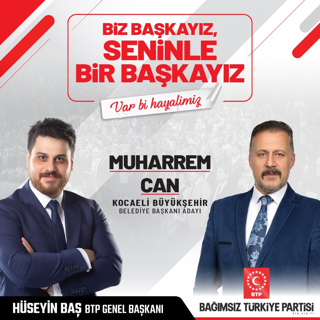 BTP Genel Başkanı Hüseyin Baş, İzmir, Bursa ve Kocaeli Büyükşehir adaylarını açıkladı.