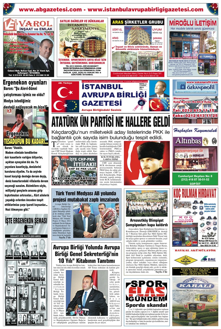 Avrupa Birliği Gazetesi 31 Sayısı