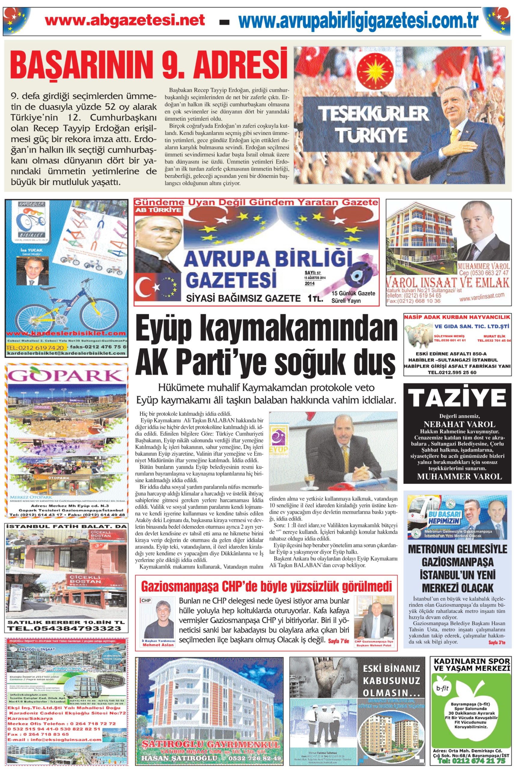 Avrupa Birliği Gazetesi 57 Sayı