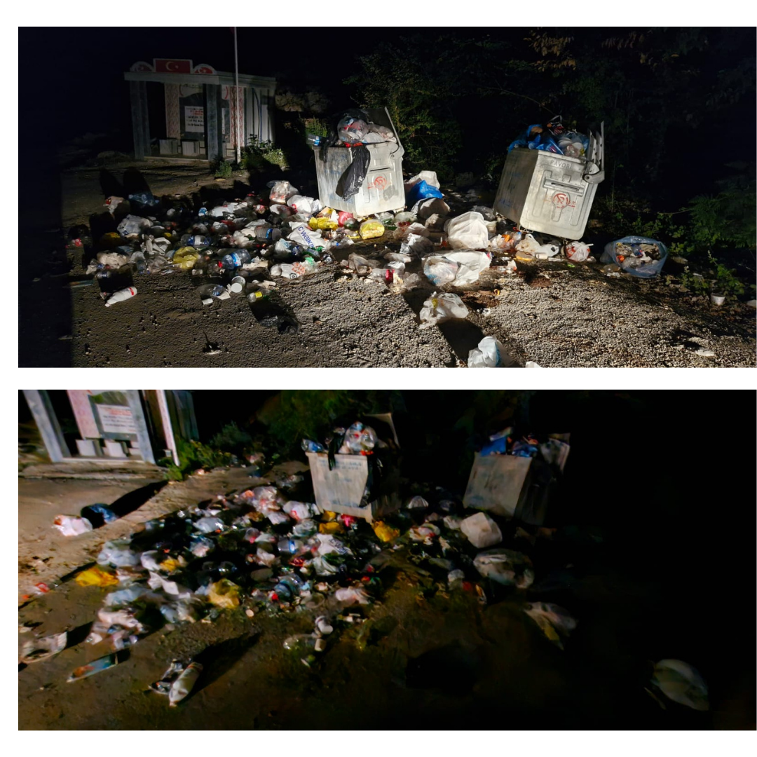 KASTAMONU CİDE İLÇESİNDE PİKNİKÇİ REZALETİ