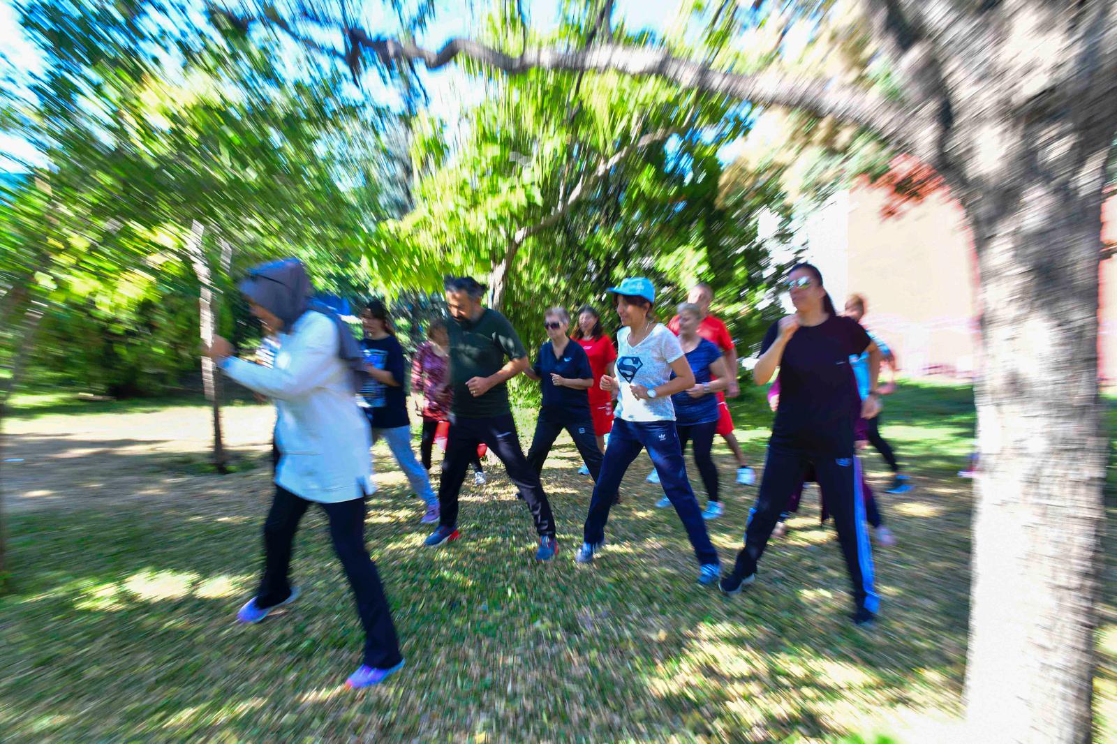 "Sağlıklı Başkent" için parklarda spor etkinlikleri devam ediyor