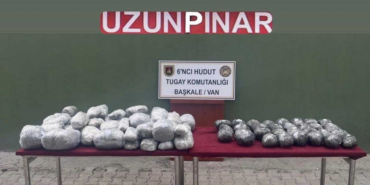 Teröristlere büyük darbe: Van’da 57 kilogram uyuşturucu ele geçirildi