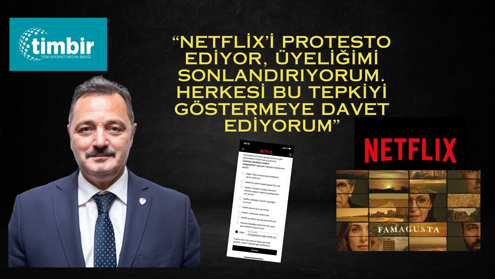 TİMBİR’den Netflix’e "Famagusto" Tepkisi