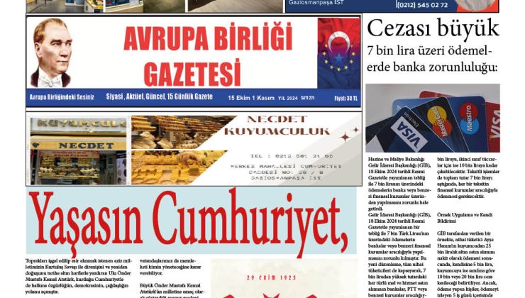 AVRUPA BİRLİĞİ GAZETESİ 271 SAYI