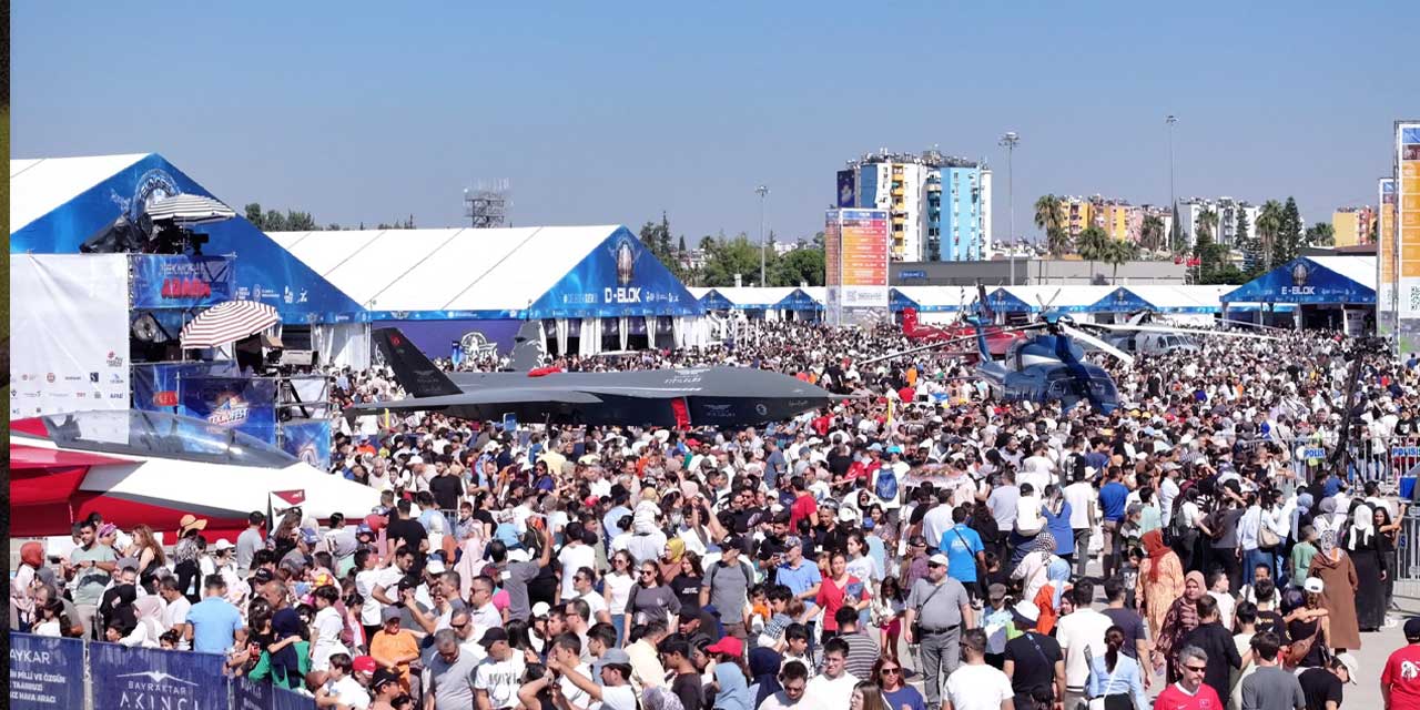 Adana'da gerçekleşen TEKNOFEST sona erdi: 1 Milyondan fazla ziyaretçiye ev sahipliği yaptı