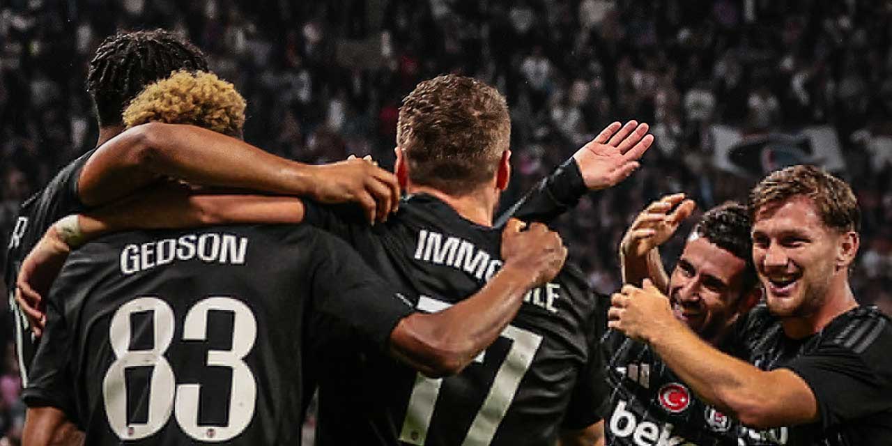 Beşiktaş, Fransa'da Lyon'u devirdi: Avrupa Ligi'nde ilk galibiyet