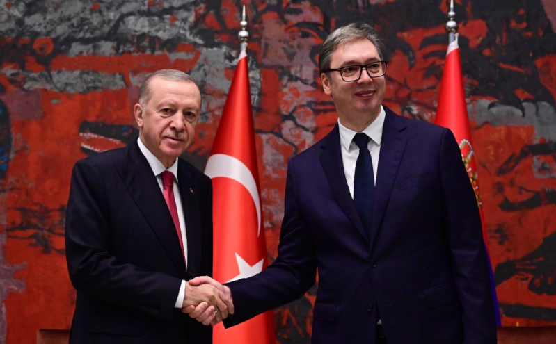 Erdoğan Sırbistan Cumhurbaşkanı Vucic ile görüştü