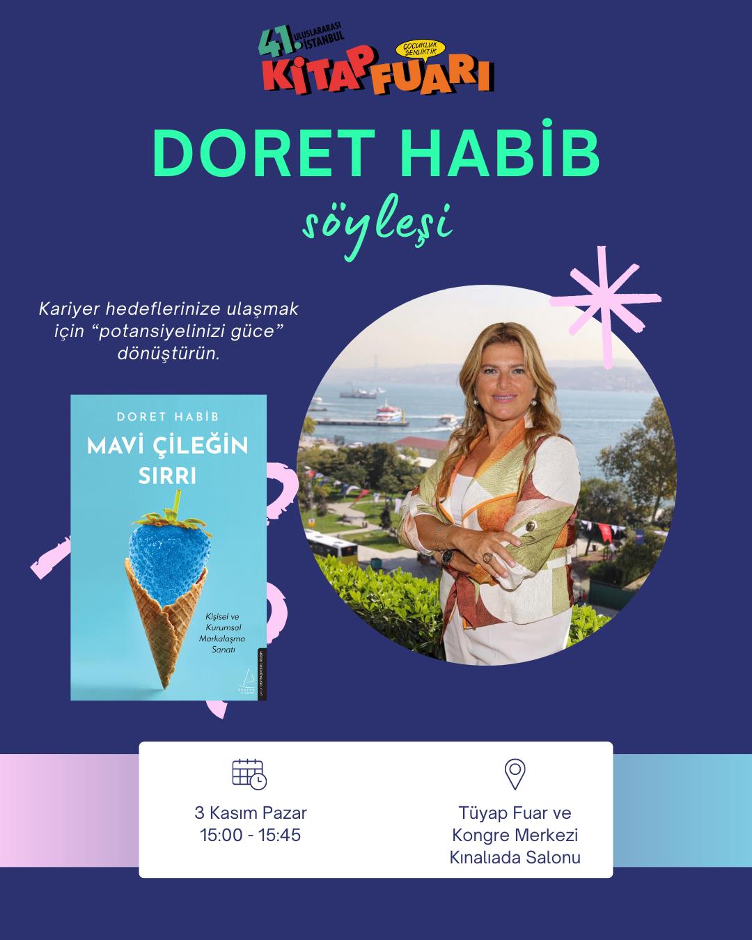 Mavi Çileğin Sırrı”nı Tüyap’ta kitapseverler için anlatacak!