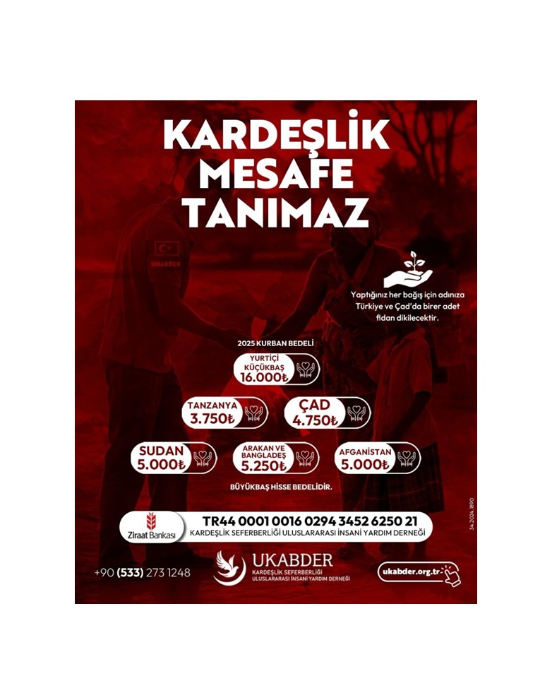 UKABDER’den Kurban Bayramı Seferberliği