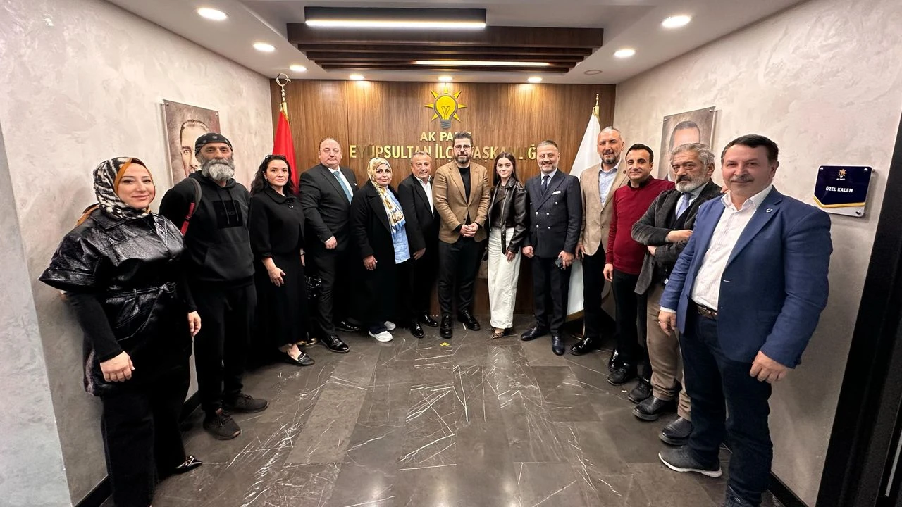 Eyüpsultan Gazeteciler Derneği’nden AK Parti İlçe Başkanı Vanlıoğlu’na Ziyaret
