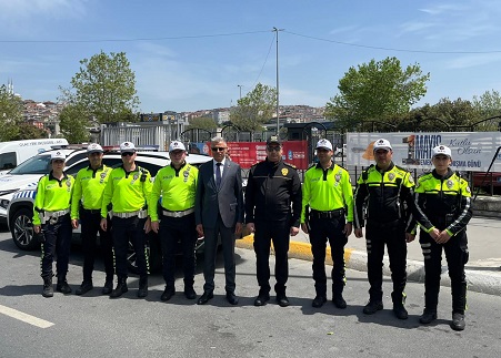 Karayolu Trafik Haftası ‘Bir Kural Bir Ömür’ Mesajı Eyüpsultan’da Verildi