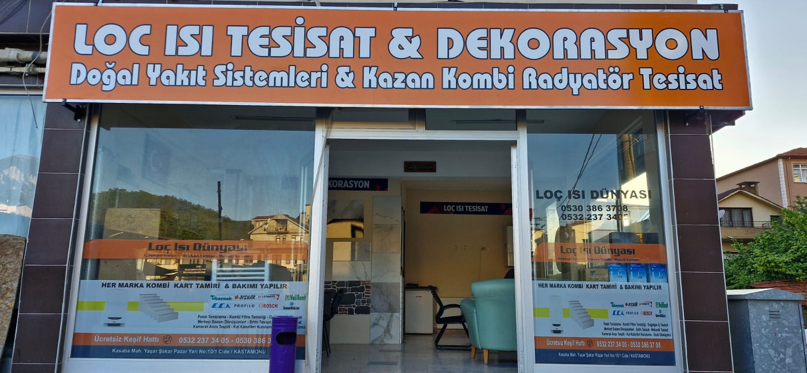 CİDE’ LOÇ ISI TESİSat & DEKARASYON HİZMETE GİRDİ
