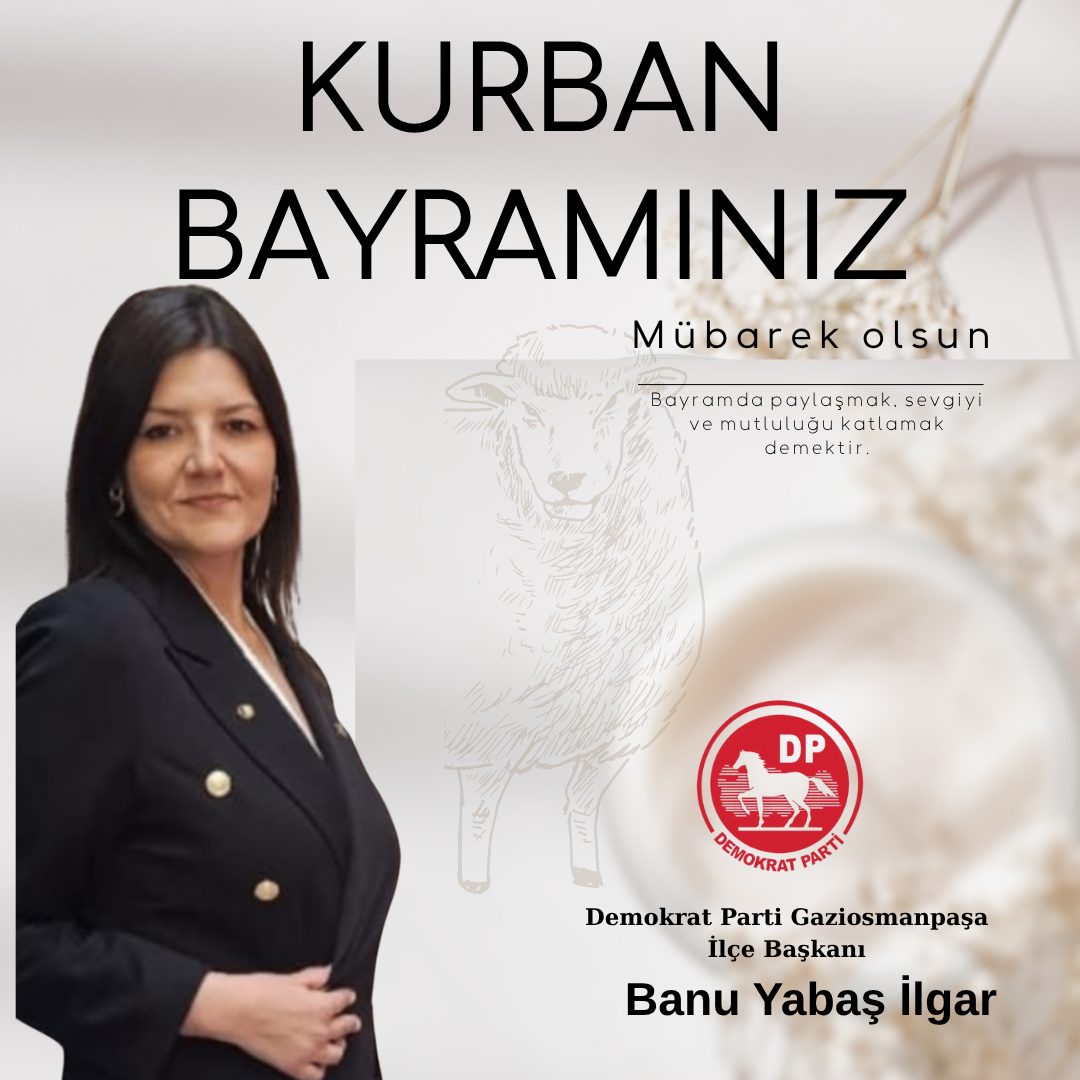 Banu İlgar Yabaş Demokrat Parti Gaziosmanpaşa İlçe Başkanı