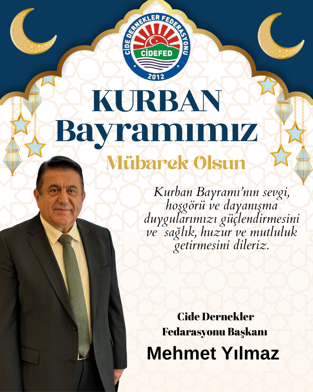 Mehmet YILMAZ CİDE-FED Başkanı