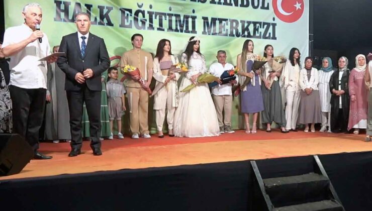 Şile Halk Eğitim Merkezi Kursiyerlerinin Kıyafetlerini Profesyonel Mankenler Tanıttı..