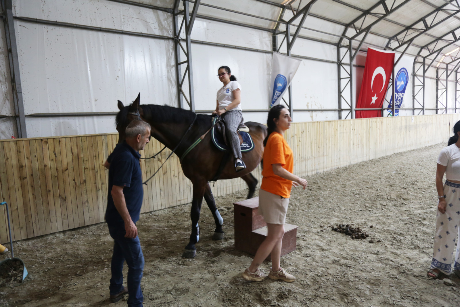 Özel çocuklara unutulmaz binicilik deneyimi