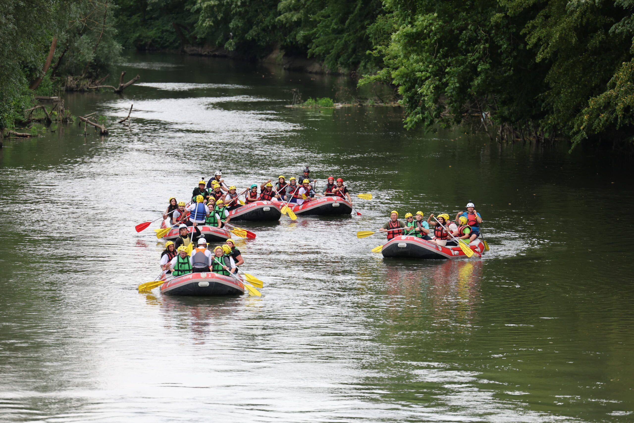 Melen Çayı’nda ‘engelsiz rafting’