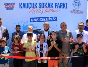 Karlıbayır’a Nefes Aldıracak Yeni Yaşam Alanı: Kauçuk Sokak Parkı Açıldı