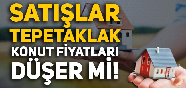 KONUT SATIŞLARI DURDU FAİZLER ÇOK YÜKSEK