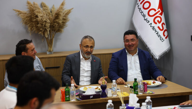 Başkan Özmen, MODESA esnafıyla buluştu