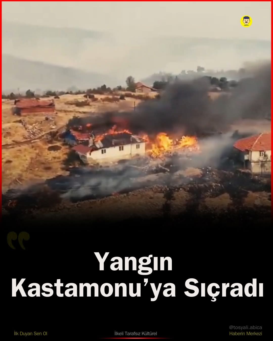 Karabük’teki Yangın Kastamonu’ya Sıçradı: Köy Tahliye Edildi