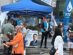 DEVA Partisi Gaziosmanpaşa İlçe Teşkilatı Sokağa İndi.