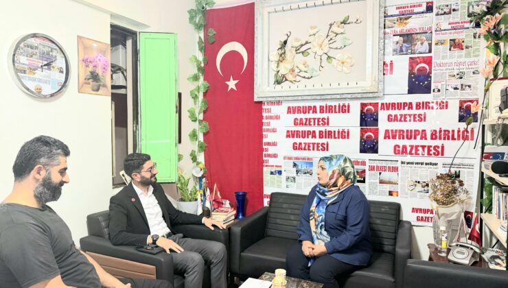 Saadet Partisi’nden Avrupa Birliği Gazetesi’ne Ziyaret