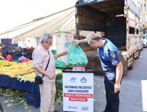 Zabıtalardan Pazarlarda Sıkı Denetim
