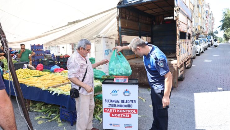 Zabıtalardan Pazarlarda Sıkı Denetim