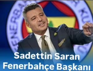 Fenerbahçe Kulübünde Yeni Başkan Sadettin Saran