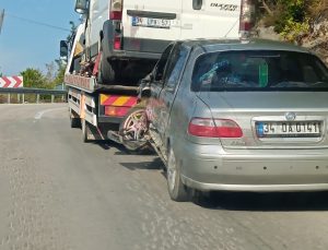 Cide’de Feci Kaza: Baba ve Oğul Yaralı