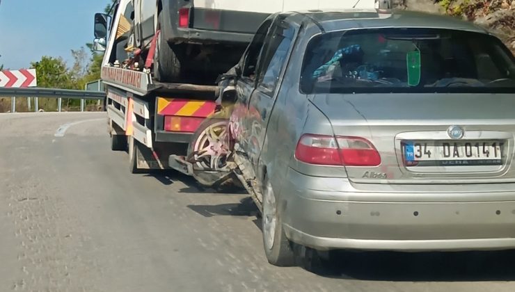 Cide’de Feci Kaza: Baba ve Oğul Yaralı
