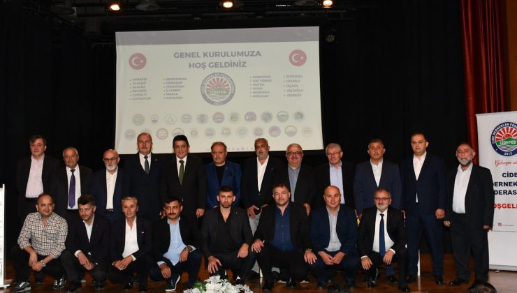 Cide Dernekler Federasyonu 7. Olağan Genel Kurulunu Gerçekleştirdi