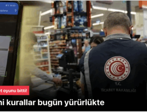 Etiketlerde oyun bitti! Yeni kurallar bugün yürürlükte