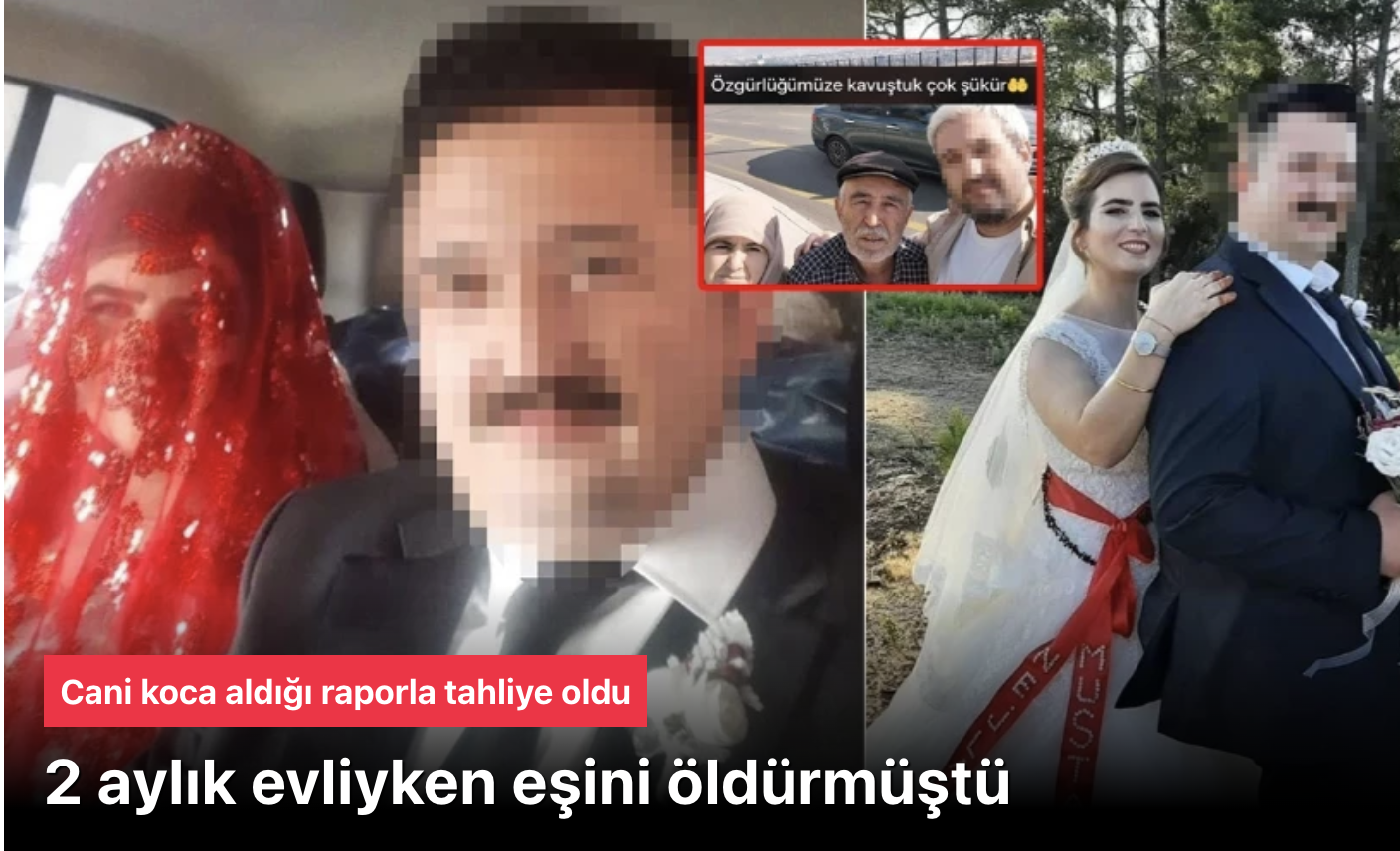 2 Aylık Evli, Eşini Boğazını Keserek Öldüren Cani Koca Tahliye Edildi: Adalet Sisteminde Yeni Bir Skandal mı?