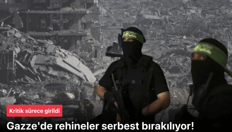 Gazze barış süreciıyorbaşl: Rehineler için geri sayım başladı