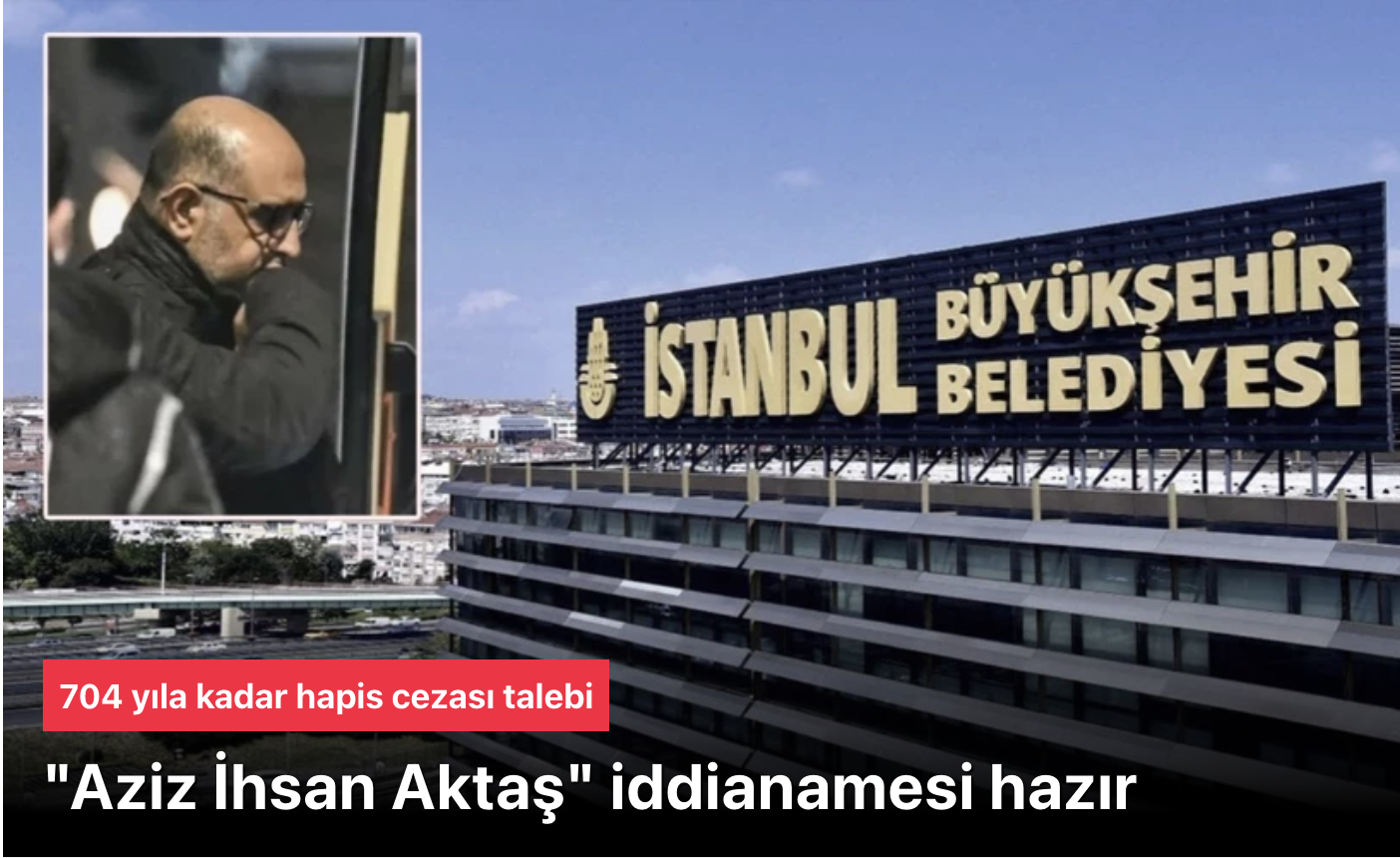 Aziz İhsan Aktaş İddianamesi Hazırlandı